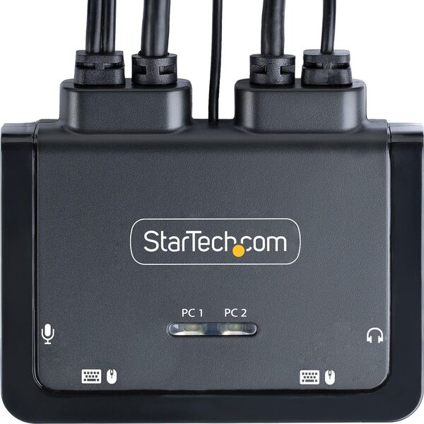 Adapter USB StarTech Cable StarTech KVM 2-Port USB-C DP Switch 4K