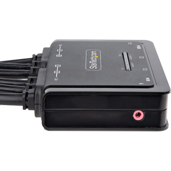 Adapter USB StarTech KVM StarTech 2-Port DP Switch 4K USB + Audio