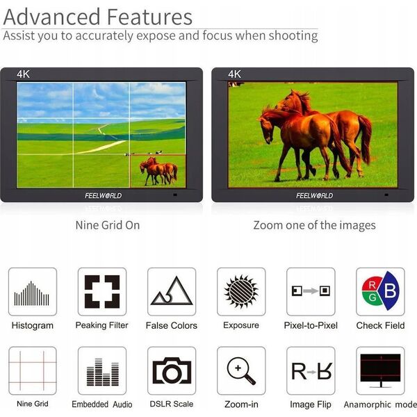Feelworld Feelworld Monitor FW703 7" SDI monitor