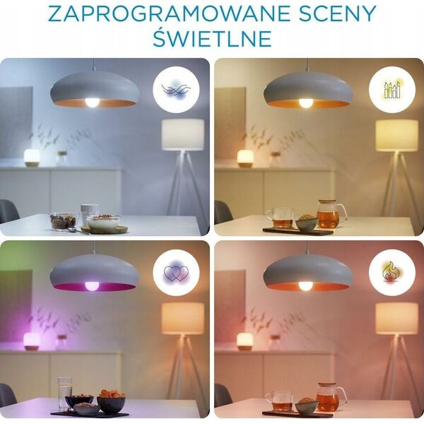 WiZ WiZ,Bulb,8,5W,2200-6500 (RGB),A60,E27,1 pcs lightsource