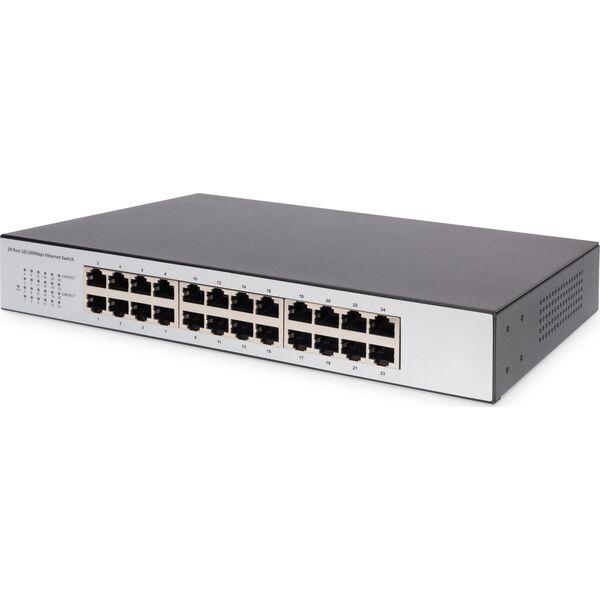 Switch Digitus DIGITUS 24-Port Fast Ethernet Switch, Unmanaged