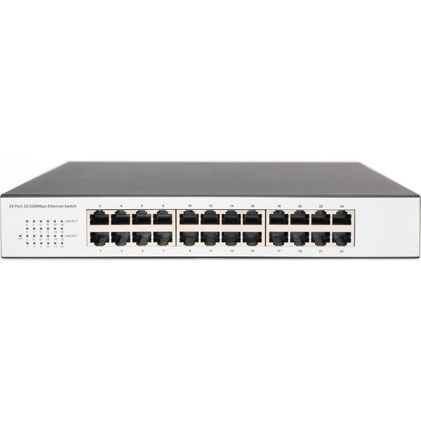 Switch Digitus DIGITUS 24-Port Fast Ethernet Switch, Unmanaged