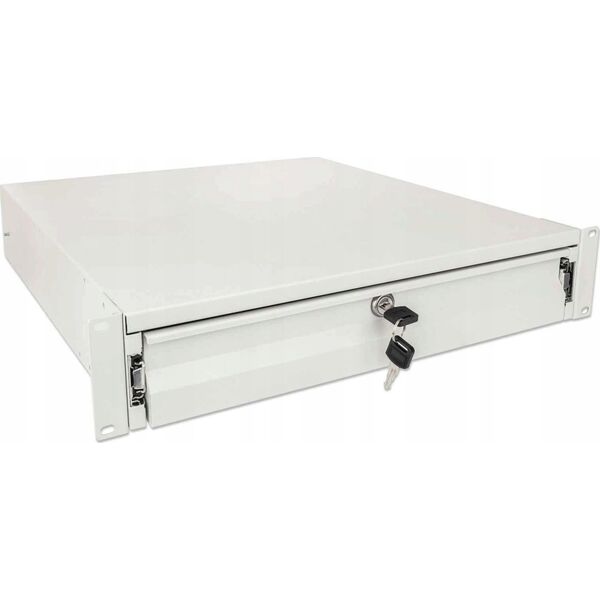 Intellinet Network Solutions Intellinet 715843 Szuflada 2U do szaf Rack 19", z zamkiem, 466mm, szara