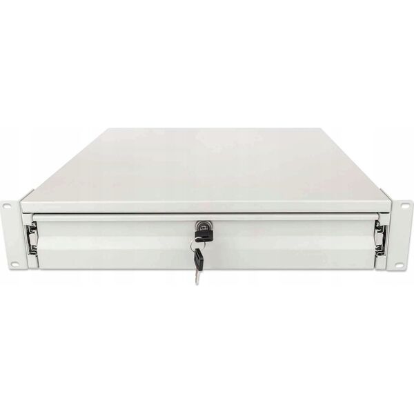 Intellinet Network Solutions Intellinet 715843 Szuflada 2U do szaf Rack 19", z zamkiem, 466mm, szara