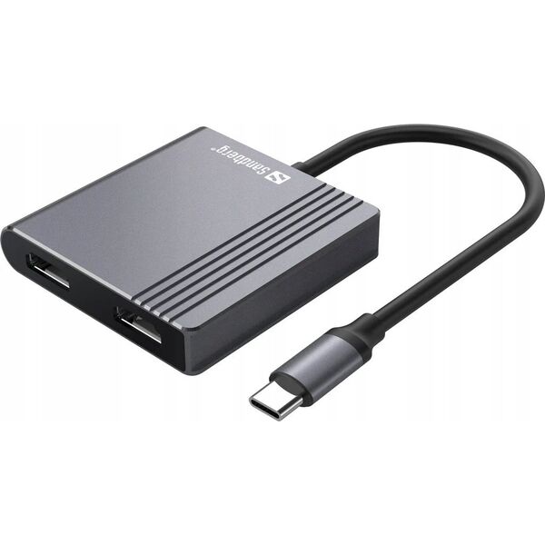 HUB USB Sandberg SANDBERG USB-C Dock 2xHDMI+USB+PD