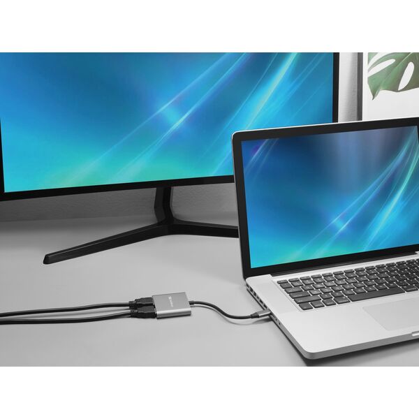 HUB USB Sandberg SANDBERG USB-C Dock 2xHDMI+USB+PD