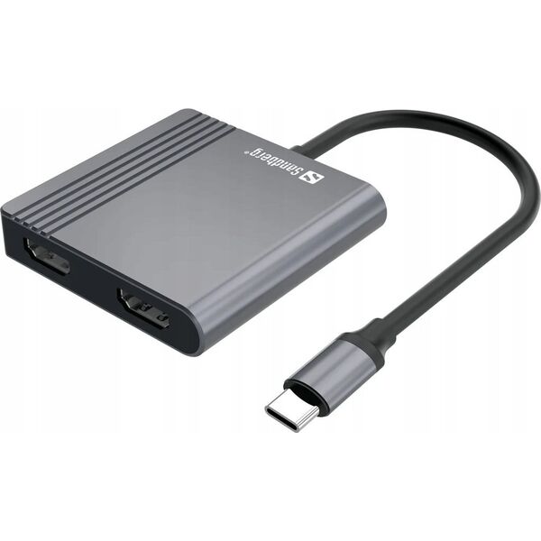 HUB USB Sandberg SANDBERG USB-C Dock 2xHDMI+USB+PD