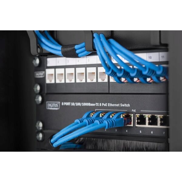 Digitus Cable Digitus 10" 254mm Black (RAL 9005)