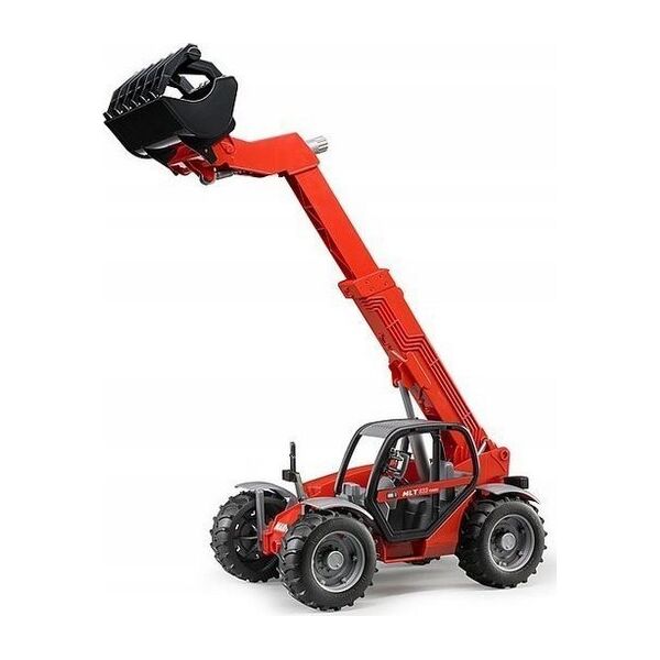 Bruder Man TGA z naczepą niskopodłogową i ładowarką teleskopową Manitou (MLT 633 02774)