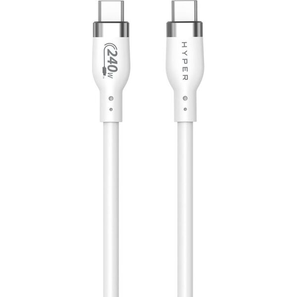 Kabel USB HyperDrive USB-C - USB-C 1 m Biały (HJ4001WHGL)