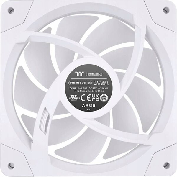Wentylator Thermaltake SWAFAN EX12 ARGB Biały 3-pack (CL-F169-PL12SW-A)