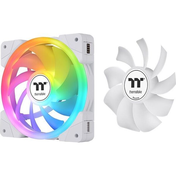 Wentylator Thermaltake SWAFAN EX12 ARGB Biały 3-pack (CL-F169-PL12SW-A)