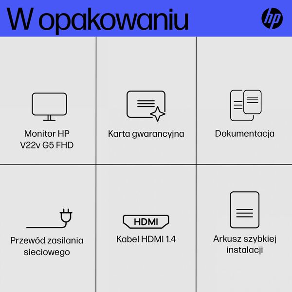 Monitor HP V22v G5 (65P56AA)