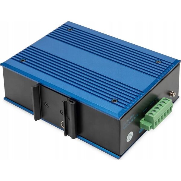 Switch Digitus DIGITUS Switch Ind. 8-Port 10/100 Unmanaged blau