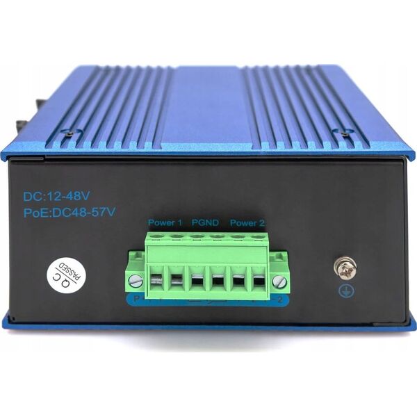 Switch Digitus DIGITUS Switch Ind. 8-Port 10/100 Unmanaged blau