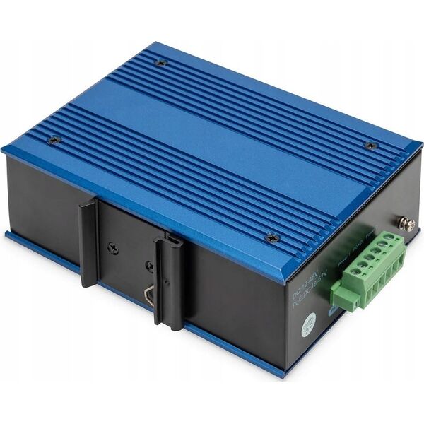 Switch Digitus DIGITUS Switch Ind. 8-Port Gigabit Unmanaged blau