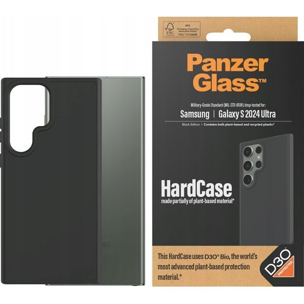 PanzerGlass PanzerGlass HardCase Sam S24 Ultra S928 D3O 3xMilitary grade czarny/black 1218