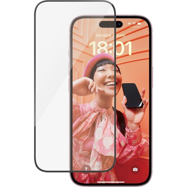 PanzerGlass Panzerglass Szkło Hartowane Ultra-Wide Fit Privacy Do Iphone 15 Plus 6,7" Ttt