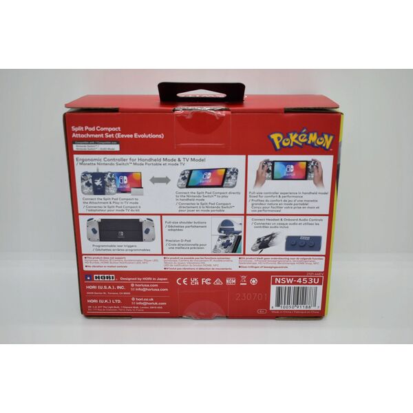 Pad Nintendo SWITCH Split Pad Pro Attach. Set(Eevee Evolutions)