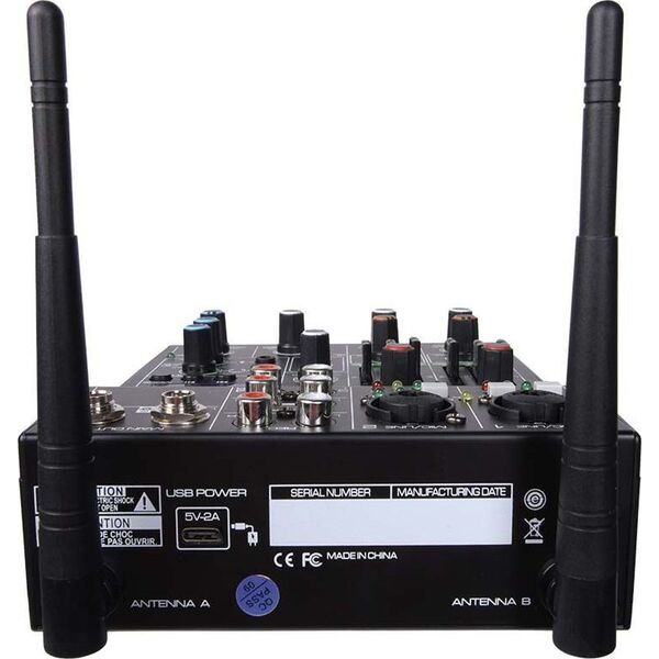 Mikrofon DNA DNA MIXMIC 2 mikser audio USB Bluetooth + mikrofony bezprzewodowe zestaw