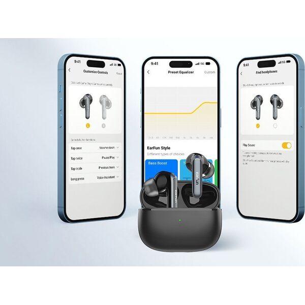 Słuchawki EarFun Air 2 czarne (TW210B)