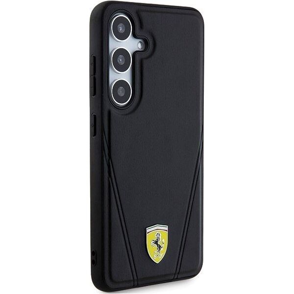 Ferrari Ferrari FEHMS24MP3BAK S24+ S926 czarny/black hardcase Hot Stamp V Lines MagSafe