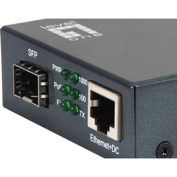 Adapter AV LevelOne LevelOne Konverter GVT-2012 10/100/1000T>1000SX PoE