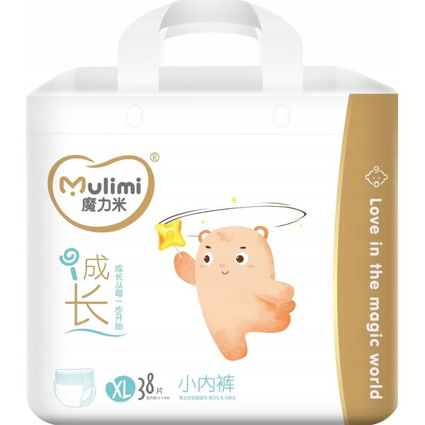 MULIMI Pieluchomajtki MULIMI diapers-pants Pull-ups XL, 12-17kg, 38 pcs