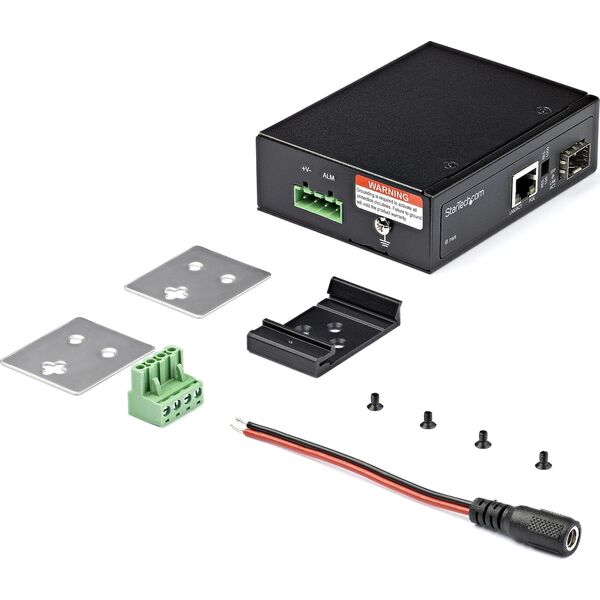 StarTech 60 WATT POE+ FIBER TO