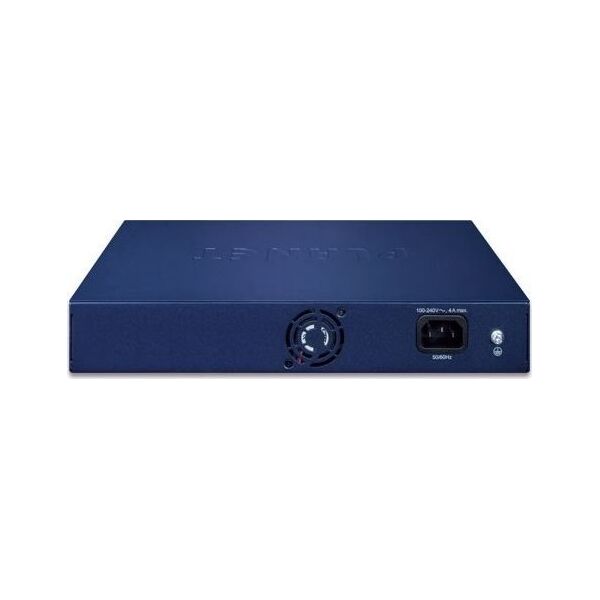Switch Planet PLANET IPv4/IPv6, 8-Port Managed Zarządzany L2/L4 Gigabit Ethernet (10/100/1000) Obsługa PoE 1U Niebieski