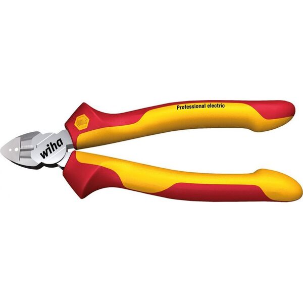 Wiha Wiha stripping side cutters Professional electric, cutting pliers (red/yellow, with DynamicJoint)