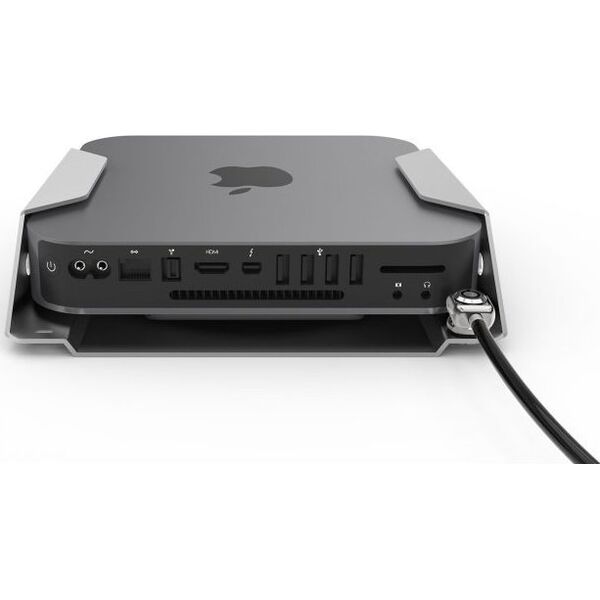 Uchwyt do komputera Compulocks Compulocks Mac Mini Security Mount with Keyed Cable Lock - Sicherheitskit - Silber - fur Apple Mac mini