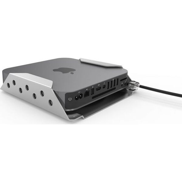 Uchwyt do komputera Compulocks Compulocks Mac Mini Security Mount with Keyed Cable Lock - Sicherheitskit - Silber - fur Apple Mac mini