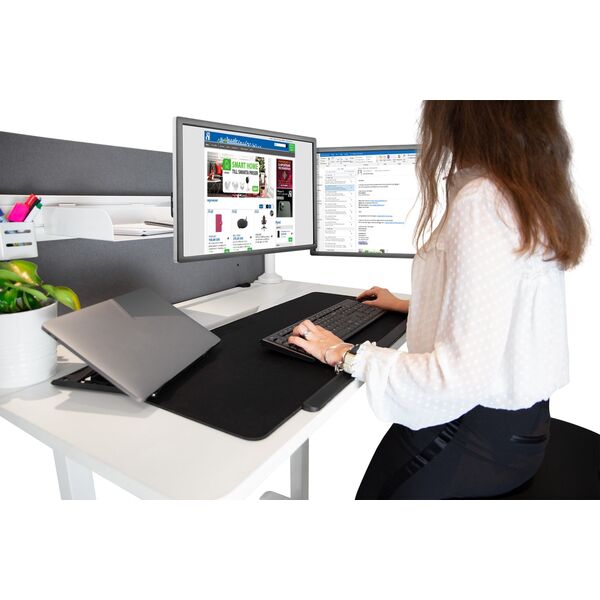 Podkładka Deltaco Deltaco DELC-0100, Black, Monochromatic, Neoprene, USB powered, Non-slip base