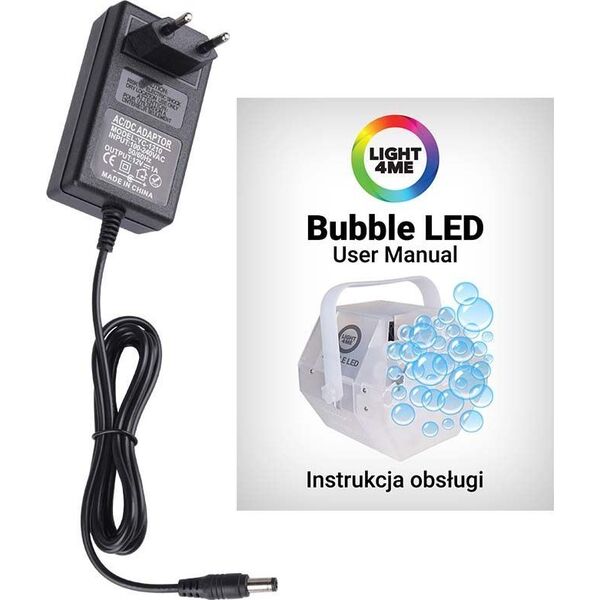 LIGHT4ME LIGHT4ME BUBBLE LED mała wydajna wytwornica baniek