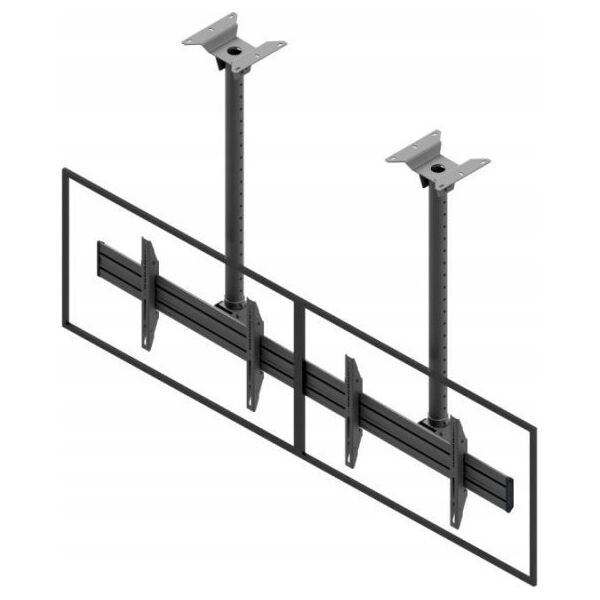 Edbak EDBAK | Ceiling mount | MBV2155-L | 50-57 "" | Maximum weight (capacity) 140 kg | Black