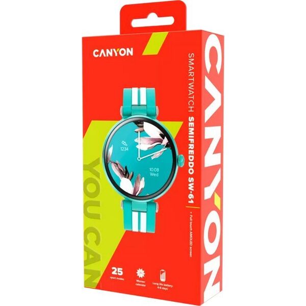 Smartwatch Canyon SW-61 Niebieski  (CNS-SW61BL)