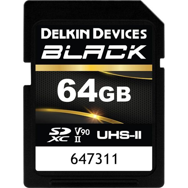 Karta Delkin Black Rugged SDXC 64 GB Class 10 UHS-II V90 (DSDBV9064BX)