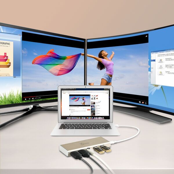 Stacja/replikator j5create USB-C (JCD381)