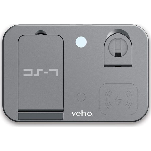 Ładowarka Veho Veho DS-7 Qi Telefon komórkowy/Smartfon, Smartwatch, Tablet USB Type-C