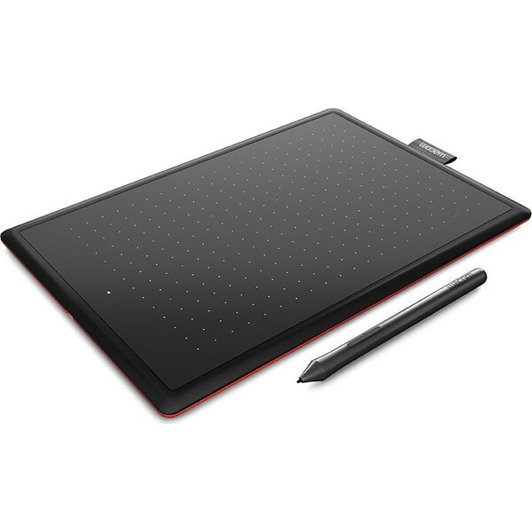 Tablet graficzny Wacom Wacom One tablet graficzny Czarny, Czerwony 2540 lpi 216 x 135 mm USB