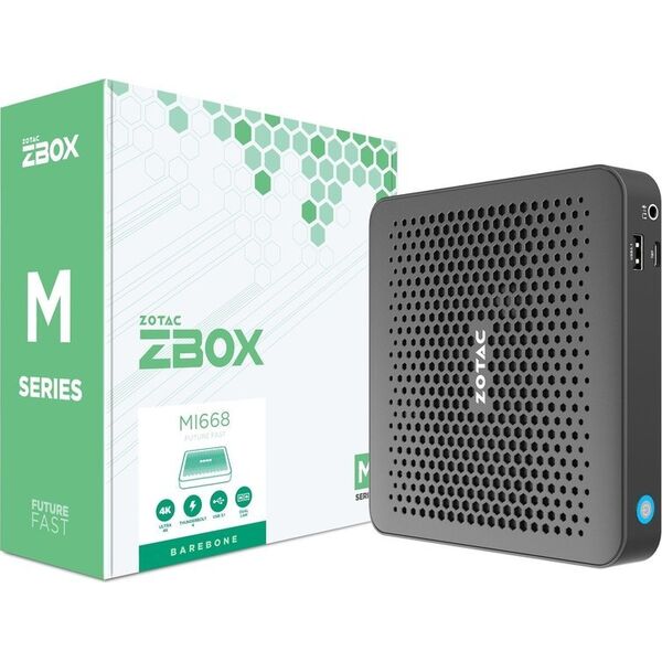 Komputer Zotac ZOTAC ZBOX MI668 Barebone Intel Core i7-1360P 2xDDR5 SODIMM SATA M.2
