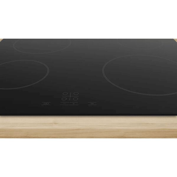 Płyta grzewcza Bosch Bosch Hob | PKE61RBA2E | Electric | Number of burners/cooking zones 4 | Touch | Timer | Black one size