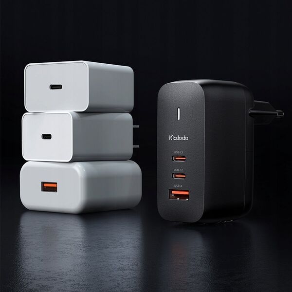 Ładowarka Mcdodo UNIWERSALNA ŁADOWARKA DO TELEFONU, LAPTOPA, GAN 3.0, SZYBKIE ŁADOWANIE, USB-C, PD, USB-A, 65W, MCDODO
