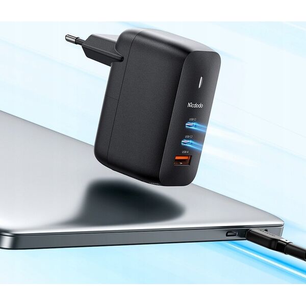 Ładowarka Mcdodo UNIWERSALNA ŁADOWARKA DO TELEFONU, LAPTOPA, GAN 3.0, SZYBKIE ŁADOWANIE, USB-C, PD, USB-A, 65W, MCDODO
