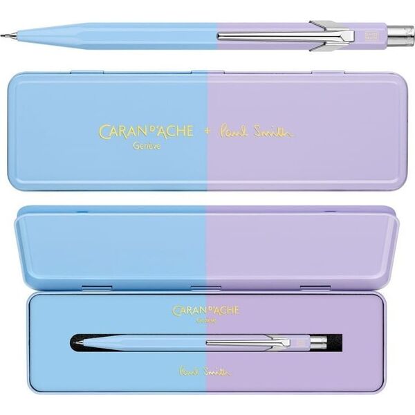 Caran d`Arche Ołówek Mechaniczny 844 0,5Mm, Paul Smith Ed4 W Pudełku Skyblue/Lavender