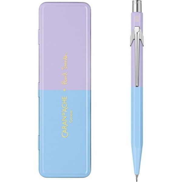 Caran d`Arche Ołówek Mechaniczny 844 0,5Mm, Paul Smith Ed4 W Pudełku Skyblue/Lavender
