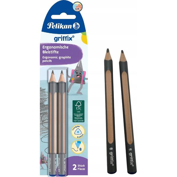 Pelikan Pelikan 817028 ołówek grafitowy B 2 szt.