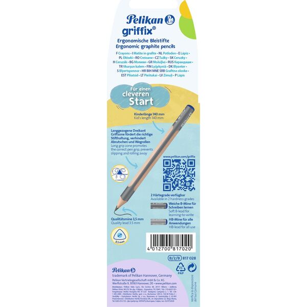 Pelikan Pelikan 817028 ołówek grafitowy B 2 szt.