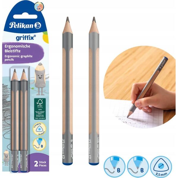 Pelikan Pelikan 817028 ołówek grafitowy B 2 szt.